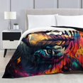 thumbnail image 2 of Couverture, Tigre Violent Angry, Couverture Douce, pour Lit Canapé Chaise Sofa, 2 of 8