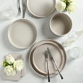 thumbnail image 4 of Stone Lain Haven 16-Piece Dinnerware Set Stoneware, Beige, 4 of 7