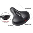thumbnail image 3 of Bike Seat, Most Comfortable Bicycle Seat, Replacement Bike Saddle, Shock Absorbing, Universal Fit Exercise Bike, Mountain Bike, Including Mounting Wrench and Rain Cover, 3 of 7