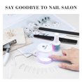 thumbnail image 4 of Saviland Nail Tip and Glue Gel Kit - Gel Nail Kit with 500pcs Coffin Nails Tips, Nail Glue Gel, Mini Nail Lamp, Nail Clipper and Nail File for Acrylic Nail Kit, 4 of 11