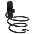 thumbnail image 4 of Soporte para secador de pelo de pared, organizador para colgar en el baño, sin perforaciones, color negro, 4 of 14