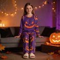 thumbnail image 7 of Matching Family Halloween Pajama Sets Womens Mens Kids Baby Pjs Long Sleeve Sleepwear Holiday Lounge Outfit-Kids, 7 of 7