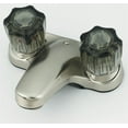 thumbnail image 4 of Empire Brass U-YCJW77N Brushed Nickel 4" Lavatory Faucet with Smoke Knobs, 4 of 4