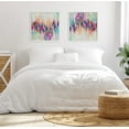 thumbnail image 7 of Kate and Laurel Sylvie Brushstroke 154 Framed Canvas Wall Art by EttaVee, 22x22 White, Modern Abstract Colorful Fun Art for Wall, 7 of 7