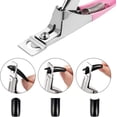 thumbnail image 2 of 60/60 Grit Nail Files Adjustable Stainless Steel Artificial Acrylic False Nail Tip Clippers Cutter Trimmer Manicure Pedicure Sharp Clip Tool For Salon Home Beauty Design DIY Toe Nail File, 2 of 5