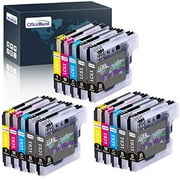 OfficeWorld LC61 Ink Cartridges LC61 Compatible with Brother MFC-495CW MFC-490CW MFC-6490CW MFC-6490CW, 15 Pack