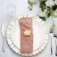 thumbnail image 2 of Efavormart Pack of 5 - Dusty Rose Accordion Crinkle Taffeta Napkins - Impeccable Metallic Glint - Perfect for Wedding Ceremonies, Birthday, Party, Event, Banquet, Restaurant Tableware - 20"x 20", 2 of 11