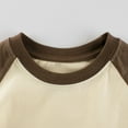 thumbnail image 6 of Teen T Shirt Solid color Long Sleeve Coffee Shirt Crewneck Tee Cotton T Shirt Boy Shirts Size 11-13 Years Cute&nbsp;Boy Girl&nbsp;Clothing, 6 of 6