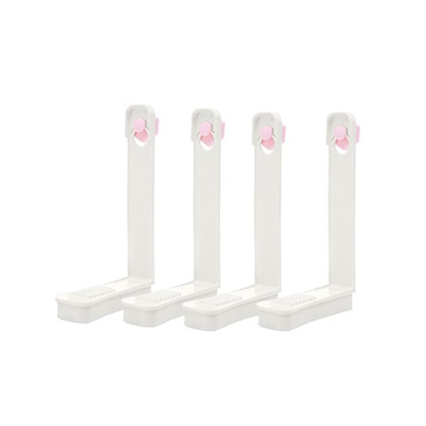Injueey 4 Uds. De pinzas para sábanas, abrazaderas fijas de ABS para cubrecolchón, hebilla antideslizante, soporte para sofá, accesorios para el Almacenamiento y organización del hogar Rosado Injueey HA070203-03