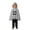 j-216Grey51, variant on HAYIMI Halloween Kids Outfit Sets Poncho And Pants 2 Piece Black Color Pumpkin Hood Party Clothes Sets