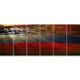 thumbnail image 2 of Design Art - Beaux Champs de Fleurs Entourés, 2 of 3