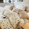 thumbnail image 1 of Korean Bed Sheet Set  Foam Cotton Small Floral Four Piece Set Dormitory Bed Three Piece Set Quilt Set, 1 of 7