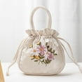 thumbnail image 6 of Embroidered er Small Buet Bag Handmade Cosmetic Handbag Women E9G9, 6 of 8