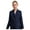 Navy Blue, variant on Kids Girls Blazer Suits Jacket Long Sleeve Lapel Collar School Uniform Coat with Pocket Khaki 16