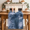 thumbnail image 2 of Table Runner 36 Inches Long for Kitchen Dining, Navy Blue Ombre Dresser Scarf Farmhouse, Dining Table Decorations for Wedding/Parties, Gradient Abstract Art Vintage 13 x 36 In, 2 of 8