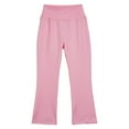 thumbnail image 3 of Yoga Bootleg Pants for Girls Size 13-14 Years Old Pink Bell Bottom Bootcut Leggings, 3 of 7