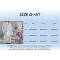 thumbnail image 3 of Manxivoo Robes for Women, Women Bathrobe Short Robe Long Sleeve Robe Attached Belt Soft Sleepwear Ladies Loungewear Women's Sleepwear Purple XXL, 3 of 5