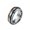 Rainbow, variant on 8MM Unisex Tungsten Steel Domed Koa Wood with Rainbow Abalone Shell Center Inlay Ring Brushed Eternity Wedding Band Comfort Fit Size 9