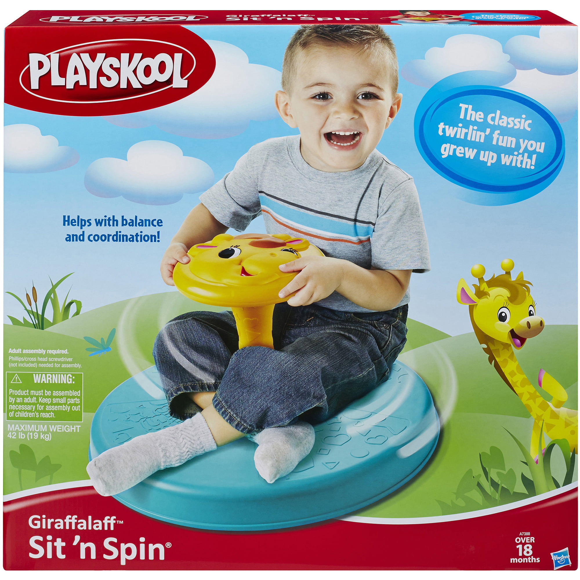sit and spin kids toy