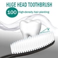 thumbnail image 2 of Cepillo de dientes GOLD DAWN cabezal grande con cerdas de carbón, paquete de 4, 2 of 7
