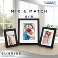 thumbnail image 4 of Icona Bay 4x6 Black Picture Frames, 10 Pack, Painted Solid One-Piece Wood Composite, Sunrise Tabletop or Wall Mounted Frames, 4 of 8