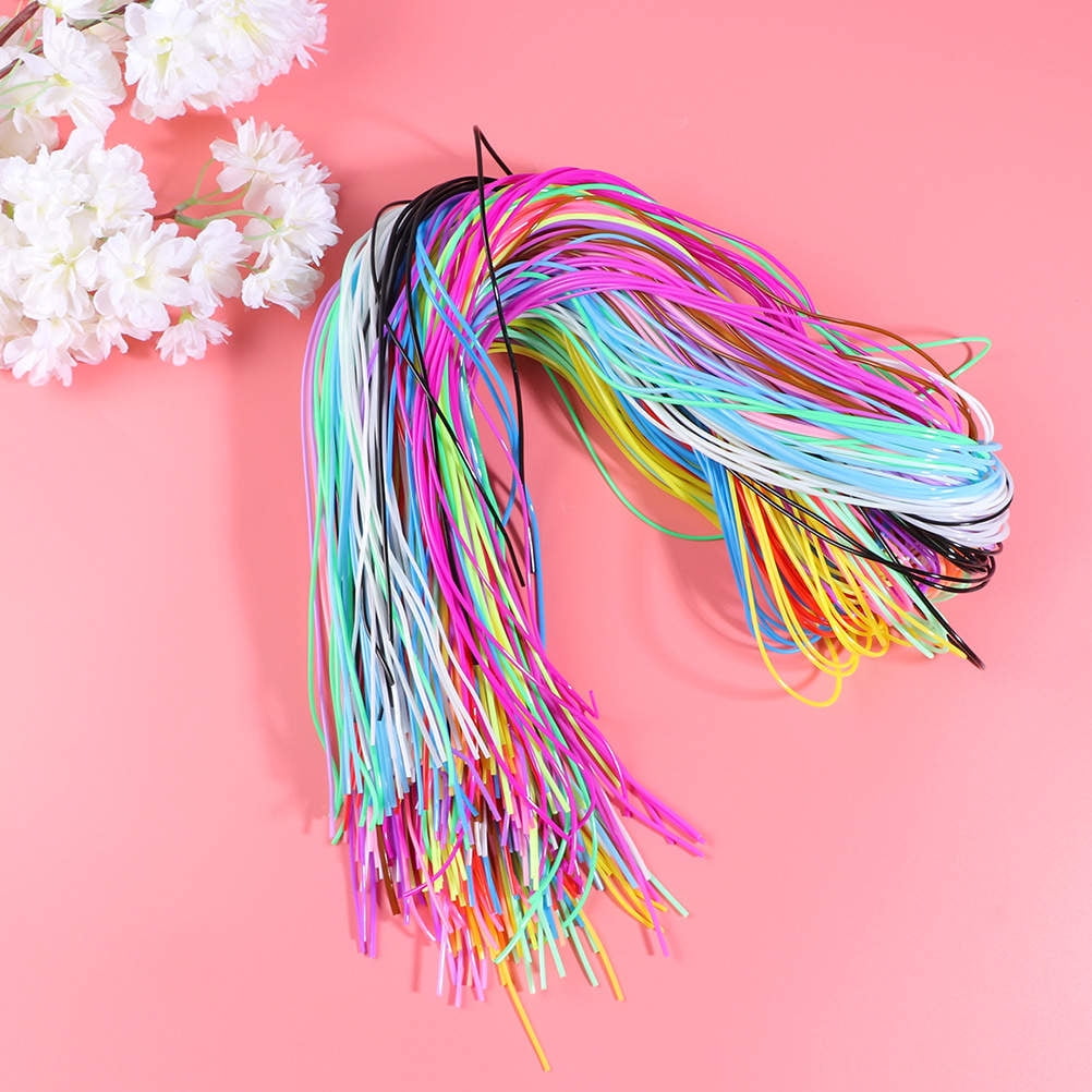 CRILSTYLEO 400pcs PVC Craft Cord Set for Bracelets, Keyrings, Jewelry Making, Projects Suitable for All Skill Levels