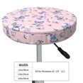 thumbnail image 4 of Kdxio Butterfly Print Stool Covers Round,Stretch Round Bar Stool Covers Washable Bar Stool Cushion Slipcover for 12-15 Inch Chair, 4 of 7