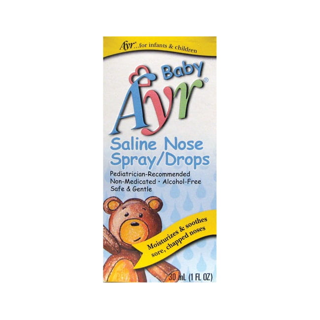 Ayr Baby Saline Nasal Spray/Drops, 1 Oz