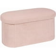 thumbnail image 4 of with Storage for Living Room  Sherpa Folding Storage  Foot Rest  Inches Collapsible Bedroom Bench, 4 of 6