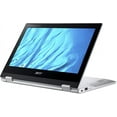 thumbnail image 1 of Acer Convertible Chromebook 2in1 4GB 64GB 11.6 Inch Touchscreen Chrome OS Silver Refurbished Good, 1 of 8