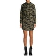 thumbnail image 2 of No Boundaries Juniors' Print Hoodie Dress, 2 of 6