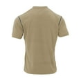 thumbnail image 7 of YLSDY Fashion Men's Casual Henley Shirts Classic Button Cotton Short Sleeve T-Shirt Summer Basic Solid Lightweight Tees Tops Khaki XXL, 7 of 7