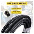 thumbnail image 4 of 1/2 Inch Hydraulic Hose 100 ft, 4000 PSI Rubber Hose, Steel Wire Braid Hydraulic Oil Hose, Flexible Hydraulic Hose for Construction Agriculture Machinery, 4 of 6