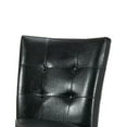thumbnail image 2 of Wood & Polyurethane High Chair, Black & Brown, Set of 2, 2 of 2