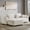 Beige Sofa Set, variant on Morden Fort 91.75" Boucle 3-Seater Sofa with Round Bolster Pillows, Modern Curved Cloud Couch for Living Room, Bedroom, Apartment