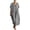 Black, variant on Women's Loose Fit Striped V-Neck Midi Cover-Up Dress - Short Sleeve Relaxed Caftan with Pockets for Beach Vacations, Lounging, and Resort Wear