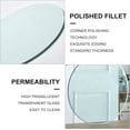 thumbnail image 4 of NYEESS 40 inch Round Tempered Glass Table Top, 3/8 inch Thick Pencil Edge Surface for Dining, Coffee, Side Table, 4 of 7