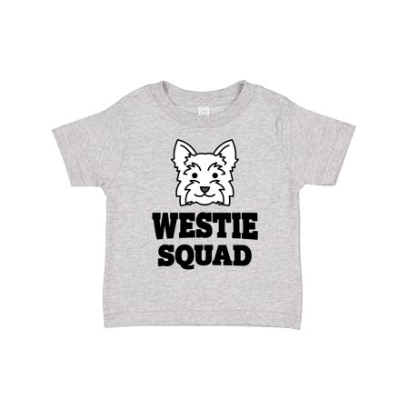 

Inktastic Dog Westie Squad Gift Toddler Boy or Toddler Girl T-Shirt