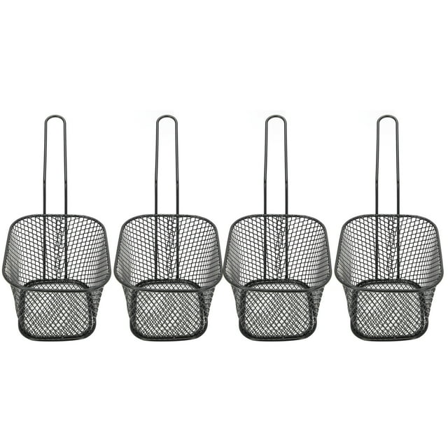 Panier de Frites, avec Poignée Passoire Frites, Passoire de Cuisson en Acier Inoxydable Robuste et Durable pour Diverses Fonctions de Cuisson Frites, Frites, Crevettes, Coins