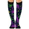 thumbnail image 4 of BWASD Socks for Women Men Soft Warm Thermal Knitted Mid Tube Sock Funny Novelty Multicolorful Pattern Fashion Accessories for Gift Green, 4 of 5