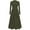 Army Green, variant on Long Sleeve Dress for Women Fall Eyelet Mock Neck A Line Elegant Classy Maxi Wedding Guest Dresses Pockets