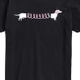 thumbnail image 3 of Instant Message - Stretchy Dachshund Short Sleeve Graphic T-Shirt, 3 of 6