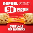 thumbnail image 5 of Hot Pockets Frozen Snacks Hickory Ham and Cheddar Cheese Crispy Crust Sandwich, 54 oz, 12 Pack (Frozen), 5 of 15