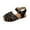 Black, variant on Sandals for Girls Kids Shoes Children Open Toed Princess Beach Soft Soled Non