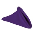 thumbnail image 1 of Linentablecloth 20-Inch Polyester Napkins (1-Dozen) Purple, 1 of 3