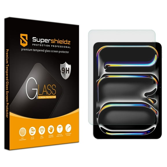 Supershieldz Anti Glare (Matte) Tempered Glass Screen Protector Designed for iPad Pro 11 inch (M5, M4, 2025/2024) Anti Fingerprint, Anti Scratch, Bubble Free
