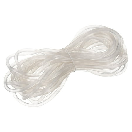 Uxcell 10M/32.81Ft Rubber Window Screen Spline Sealing Strip, 5.8mm OD Translucent