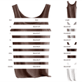 thumbnail image 3 of WHEANG Deep V Neck Tank Tops for Women Plus Size Modal Ribbed Camisole with Built in Padded Bra Slim Fit Spaghetti Strap Tank Top Simple Layering Basic Top Size L Color White, 3 of 4