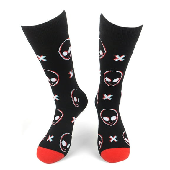 Men's Alien Novelty Socks Area 51 Socks Groom Lake Gifts Alien Party Socks Roswell Socks Fun Crazy Visitors From Beyond