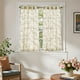 thumbnail image 4 of Cortinas de cocina Jinchan con estampado floral de lino, 45 cm, diseño navideño, 4 of 9